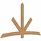 Ekena Millwork Alberta Smooth Timber Gable Bracket, Western Red Cedar, 96"W x 56"H x 1 1/2"D x 5 1/2"F, 14/12 Pitch GBW096X56X0206ALB00SWR - alternate 5